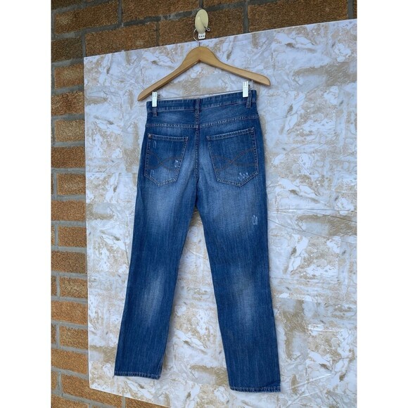 Brunello Cucinelli Low‑Slung Relaxed Jeans – Size 4, Medium Wash, Made in Italy - Picture 6 of 12